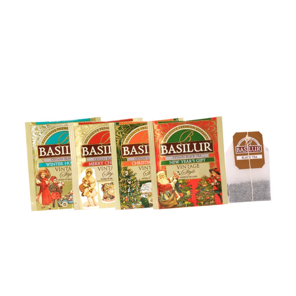 CAJA VINTAGE STYLE BASILUR 25 BOLSAS