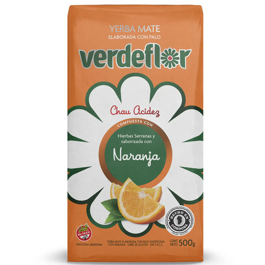 YERBA MATE VERDEFLOR NARANJA 500GR