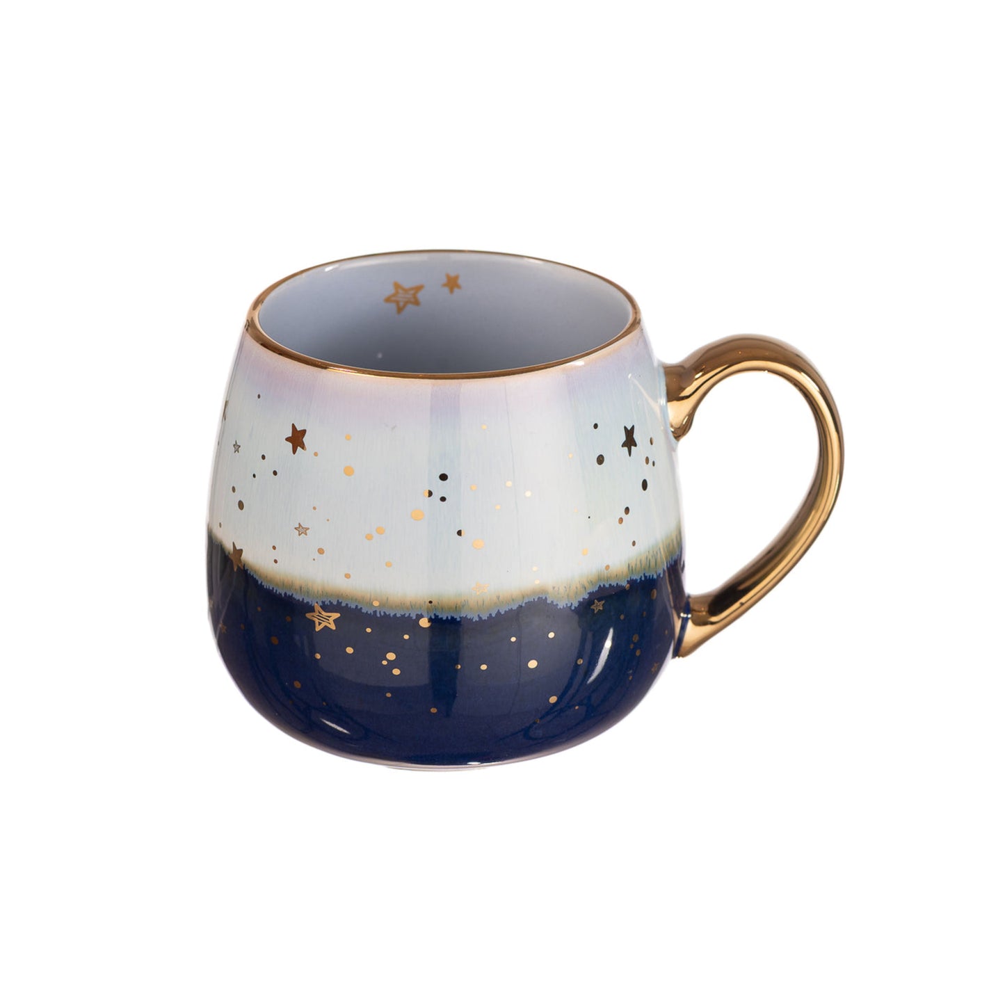 TAZA CERÁMICA AZUL STARS