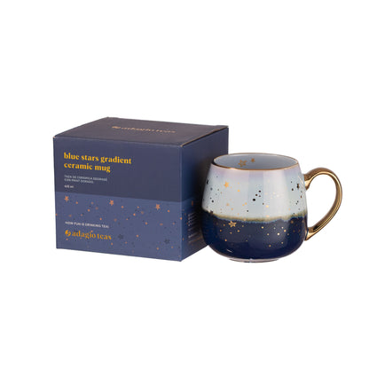 TAZA CERÁMICA AZUL STARS