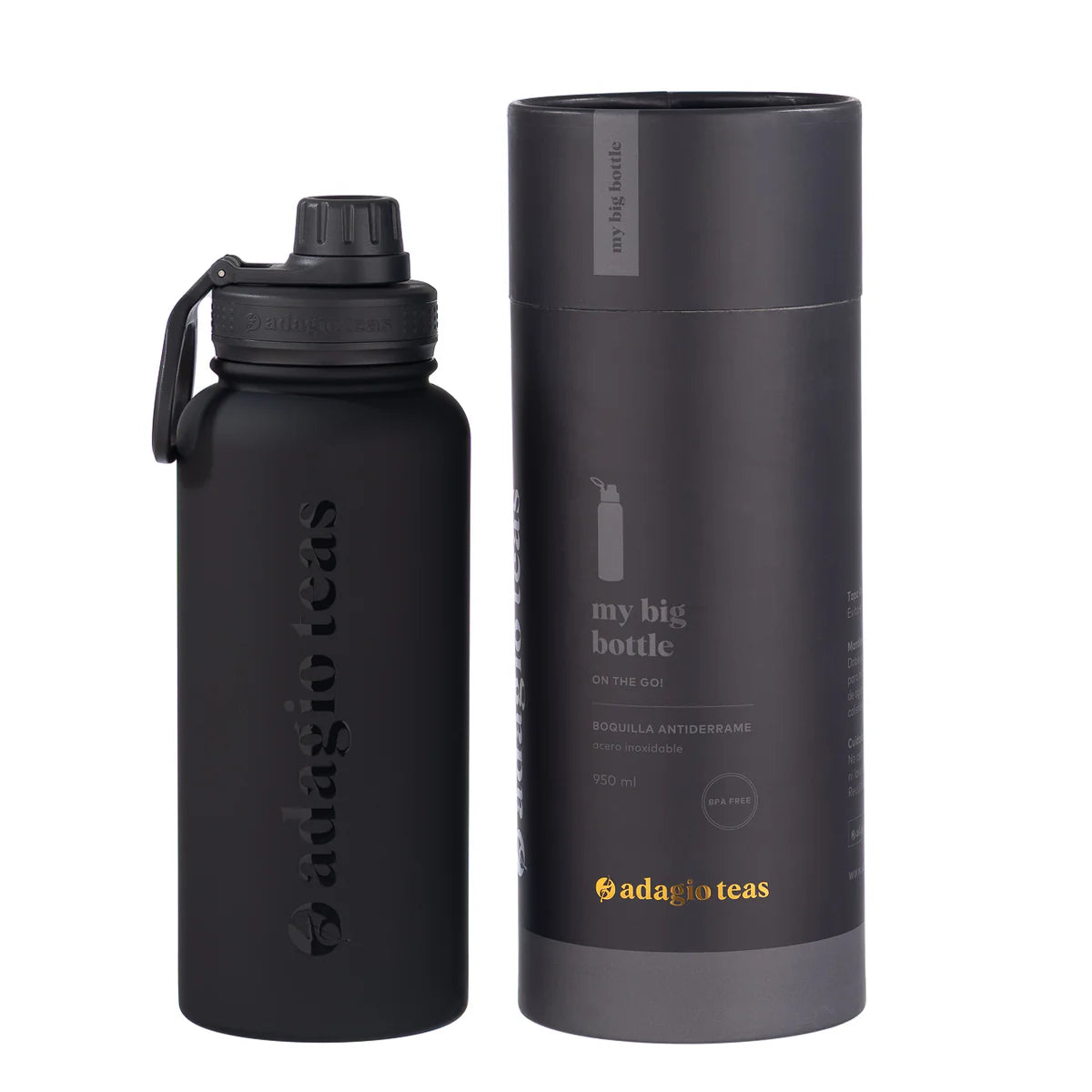 BOTELLA NEGRA 950ML ADAGIO
