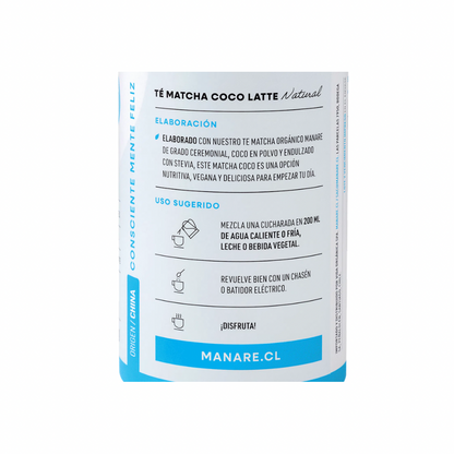 MATCHA COCO LATTE 100GR MANARE