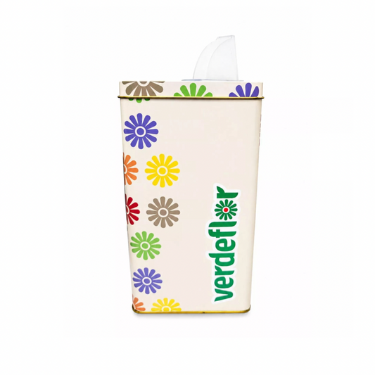 YERBATERA DISPENSADOR VERDE FLOR 500GR ANYMATE