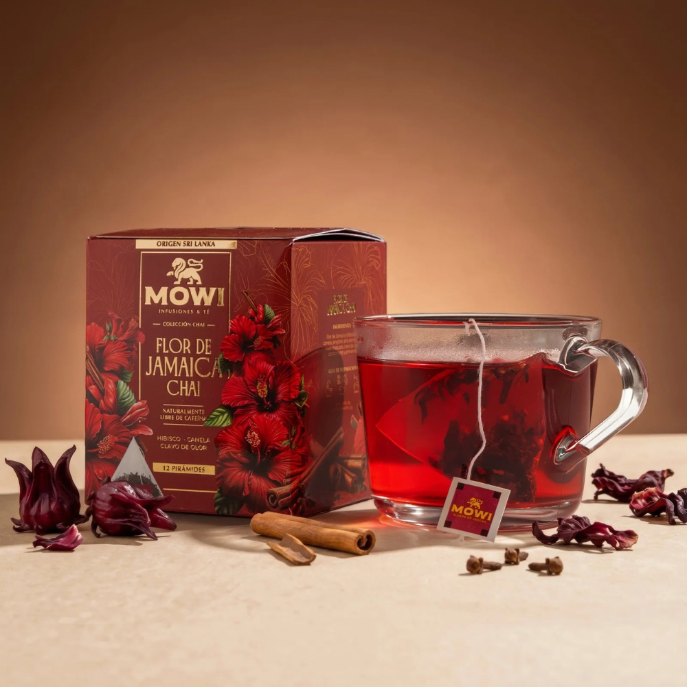 CAJA FLOR DE JAMAICA CHAI MOWI 12 UND BASILUR