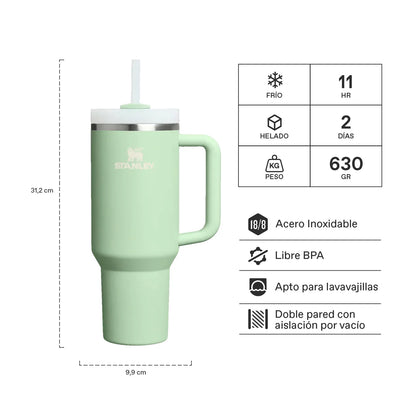 TRAVEN MUG QUENCHER H2.0 ADVENTURE PISTACHO 1.18 LT