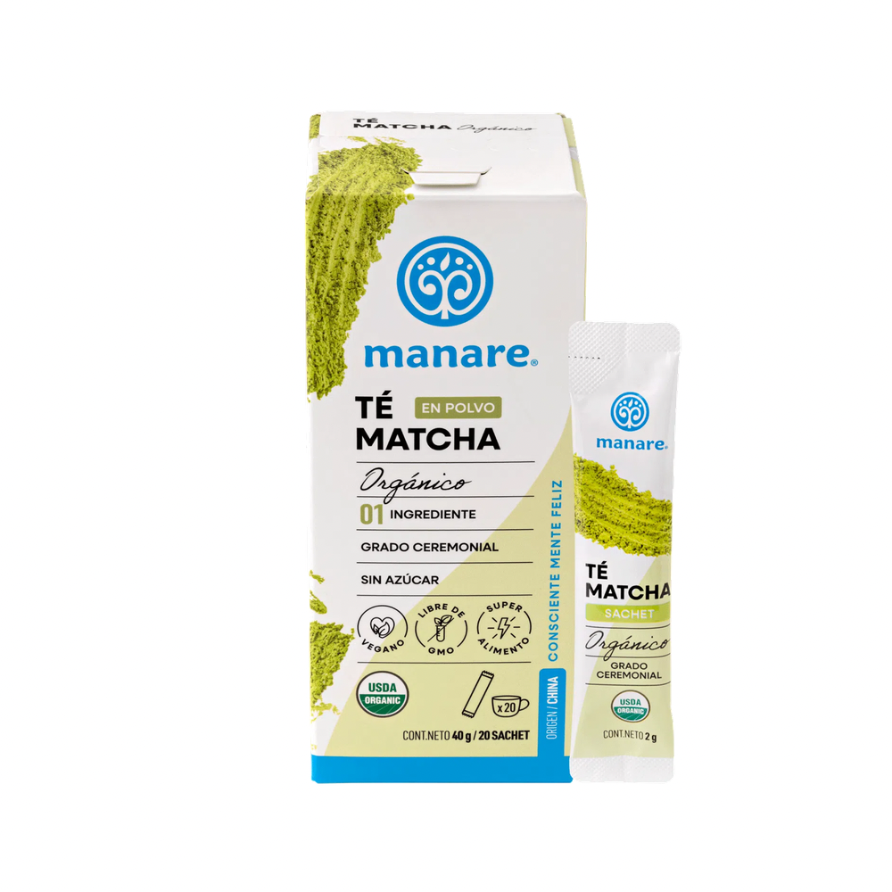 MATCHA SACHET ORGANICO 50GR MANARE
