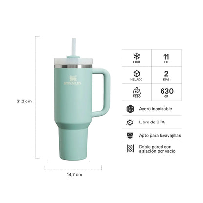 TRAVEL MUG QUENCHER H2.0 ADVENTURE SEAFOAM | 1.18 LT