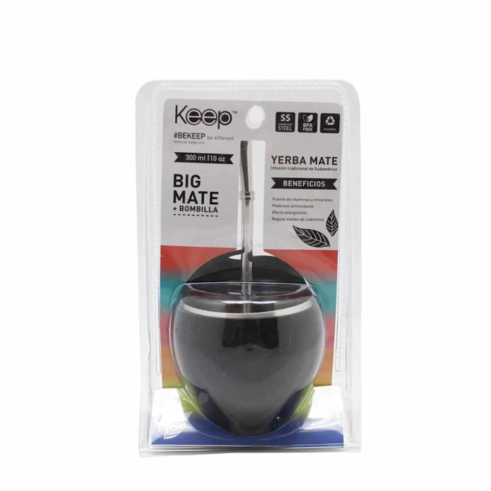 BIG MATE CON BOMBILLA KEEP 300ML