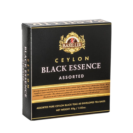CAJA BLACK ESSENCE BASILUR 40 BOLSAS