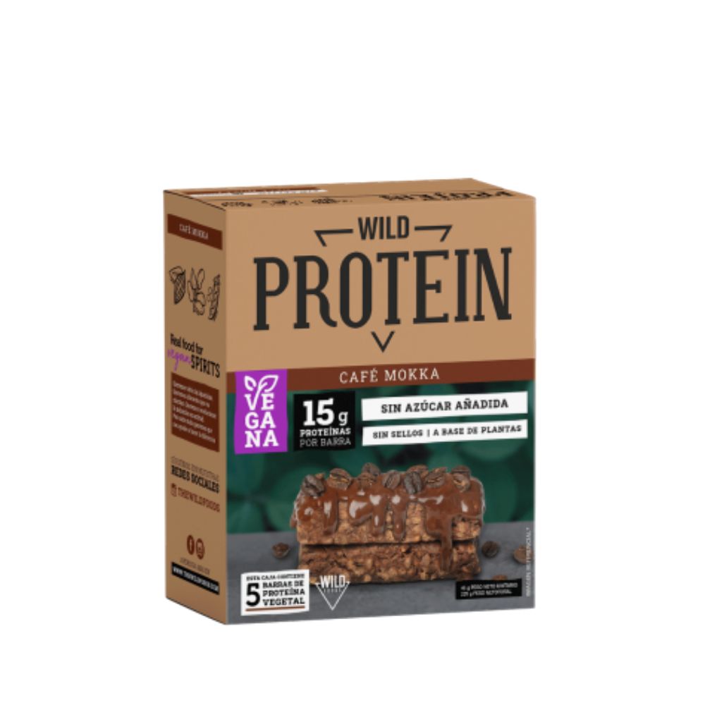 BARRA PROTEINA CAFÉ MOKKA WILD PROTEIN 5UND