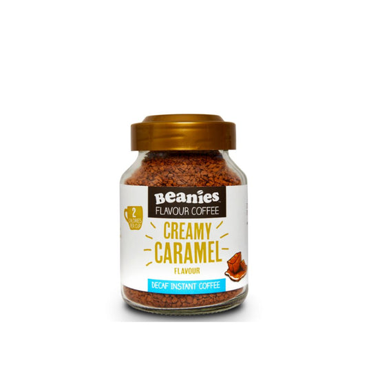 CAFÉ INSTANTANEO DESCAFEINADO CARAMELO BEANIES 50GR