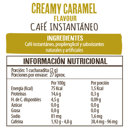 CAFÉ INSTANTANEO CARAMELO BEANIES 50GR