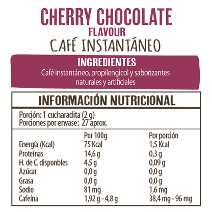 CAFÉ INSTANTANEO CHERRY CHOCOLATE BEANIES 50 GR