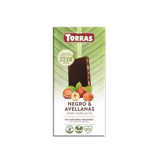 CHOCOLATE NEGRO AVELLANAS TORRAS 125GR