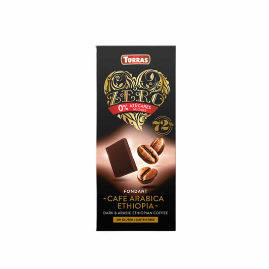 CHOCOLATE 72% CACAO Y CAFE TORRAS 100GR