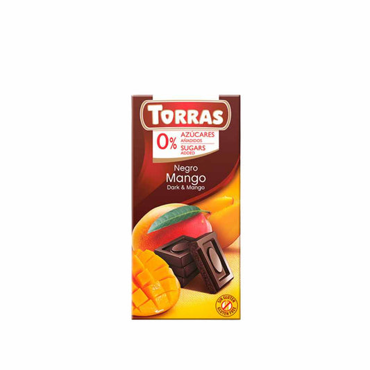 CHOCOLATE 52% CACAO MANGO TORRAS 75 GR