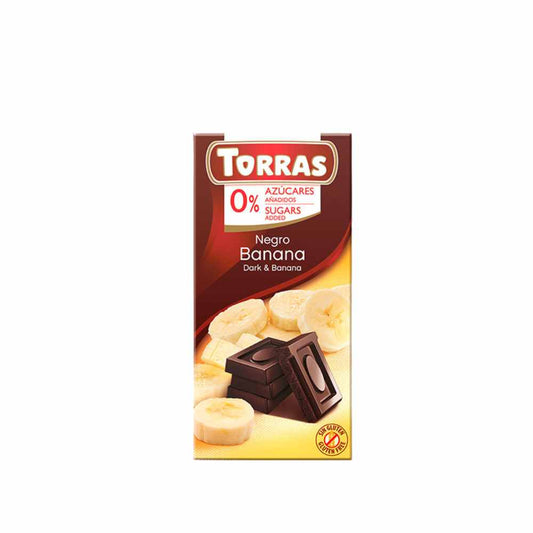 CHOCOLATE 52% CACAO BANANA TORRAS 75 GR