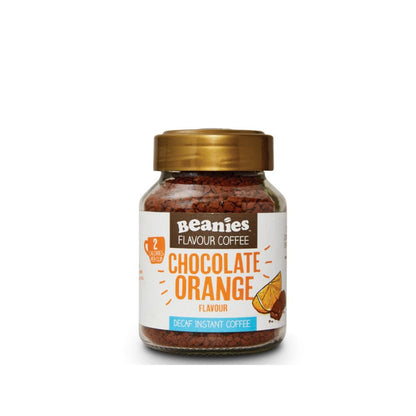 CAFE INSTANTANEO DESCAFEINADO CHOCOLATE NARANJA BEANIES 50 GR