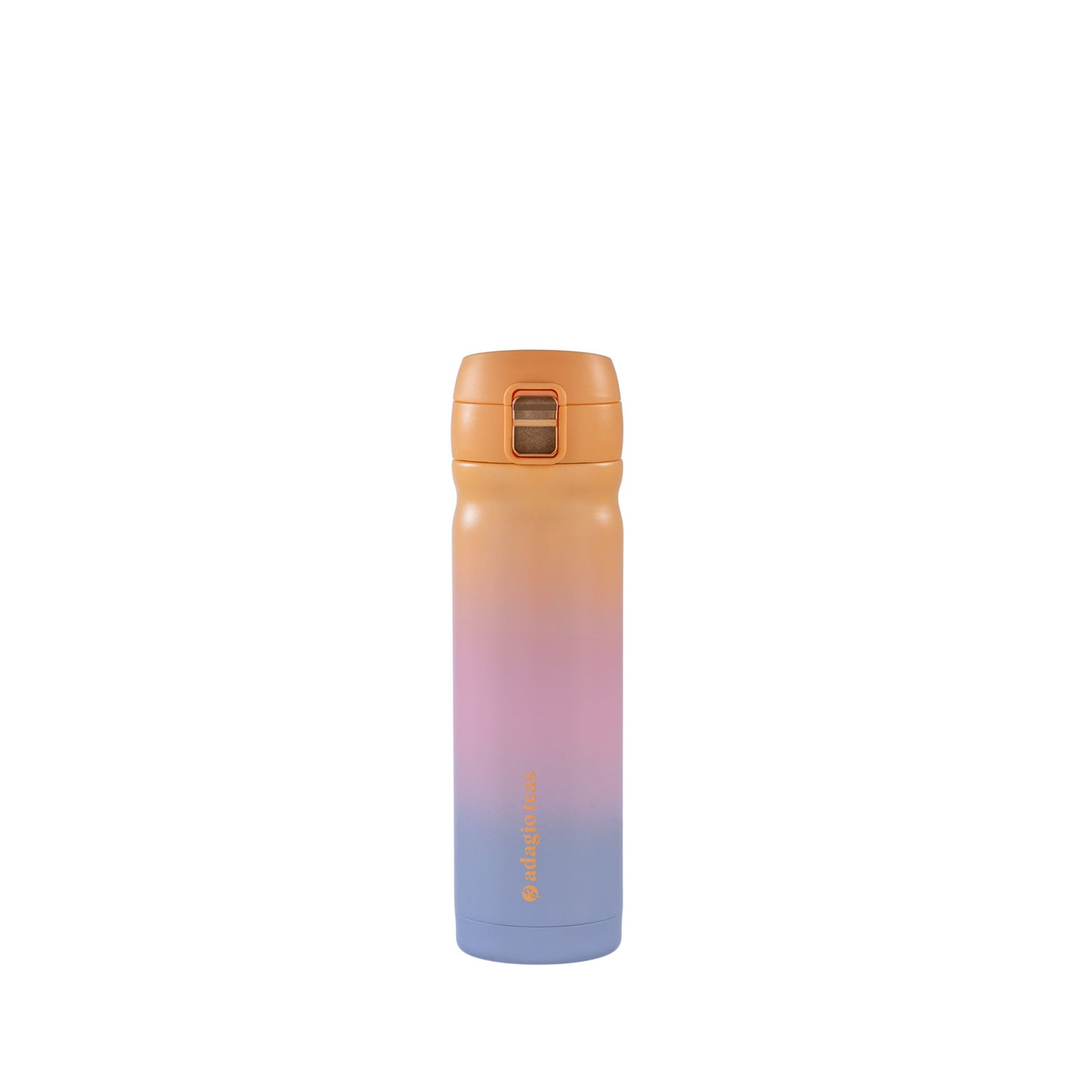 TRAVEL MUG METALLIC & RUBBER