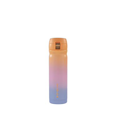TRAVEL MUG METALLIC & RUBBER