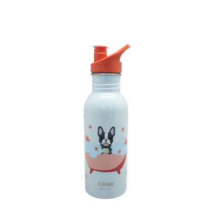 BOTELLA METALICA 60O ML PET FLOWER KEEP