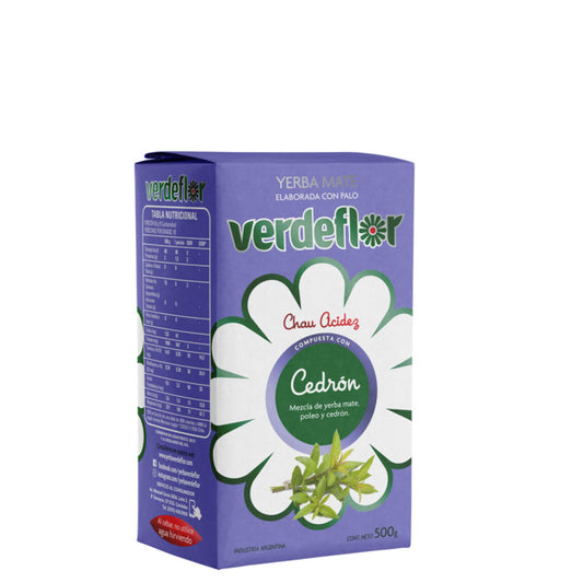 YERBA MATE VERDE FLOR CEDRÓN