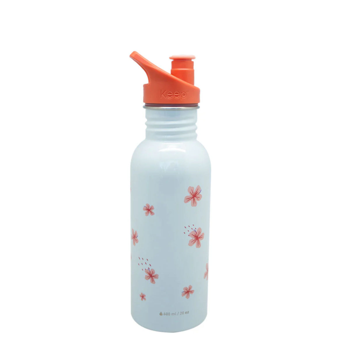 BOTELLA METALICA 60O ML PET FLOWER KEEP