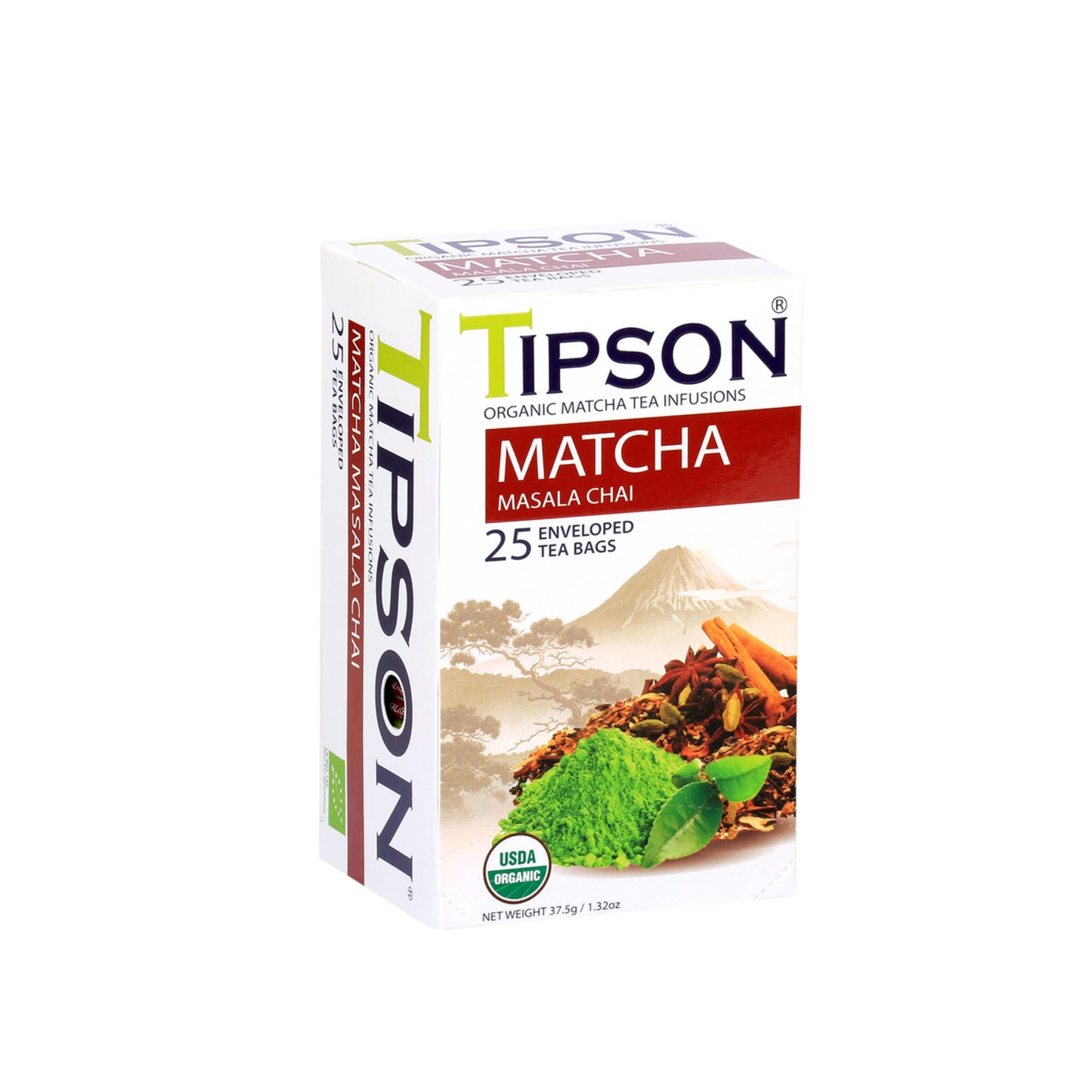 MATCHA MASALA CHAI TIPSON BASILUR 25 BOLSAS