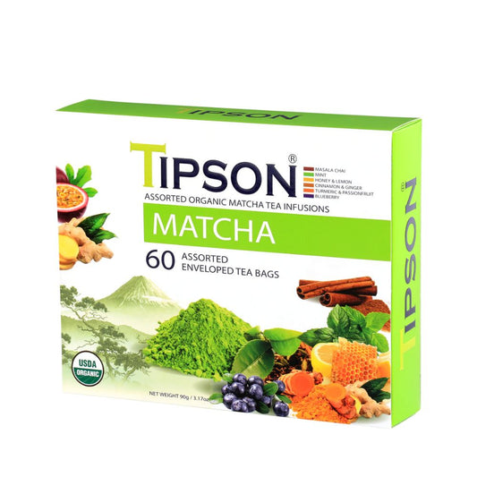 CAJA TIPSON MATCHA BASILUR 60 BOLSAS