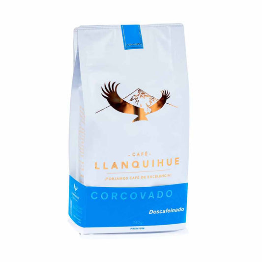 CAFE MOLIDO CORCOVADO DESCAFEINADO LLANQUIHUE 340GR