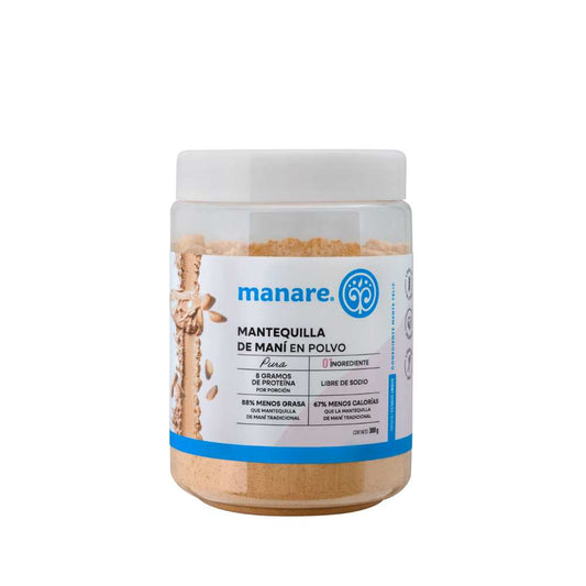 MANTEQUILLA DE MANI EN POLVO MANARE 300GR