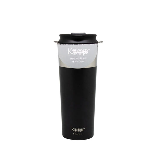 MUG METALICO KEEP 450ML