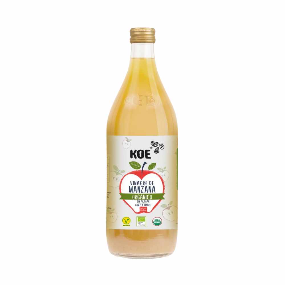 VINAGRE DE MANZANA ORGANICO 1LT KOE CHILE