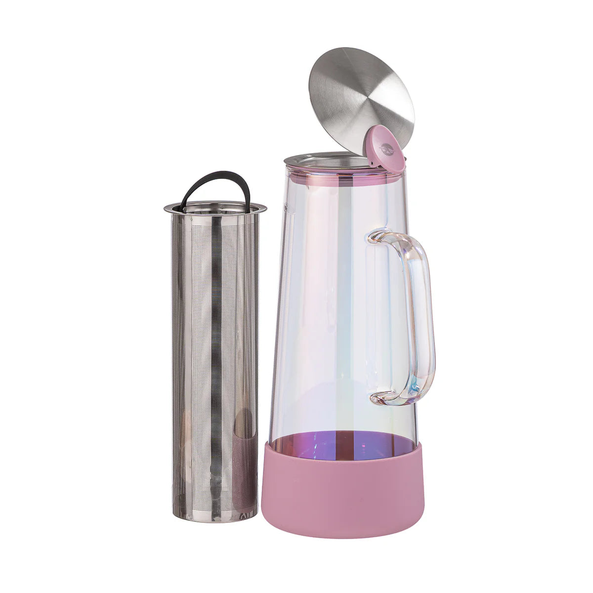 TEA MAKER SILICONA PINK IRIDISCENTE 1.3L ADAGIO