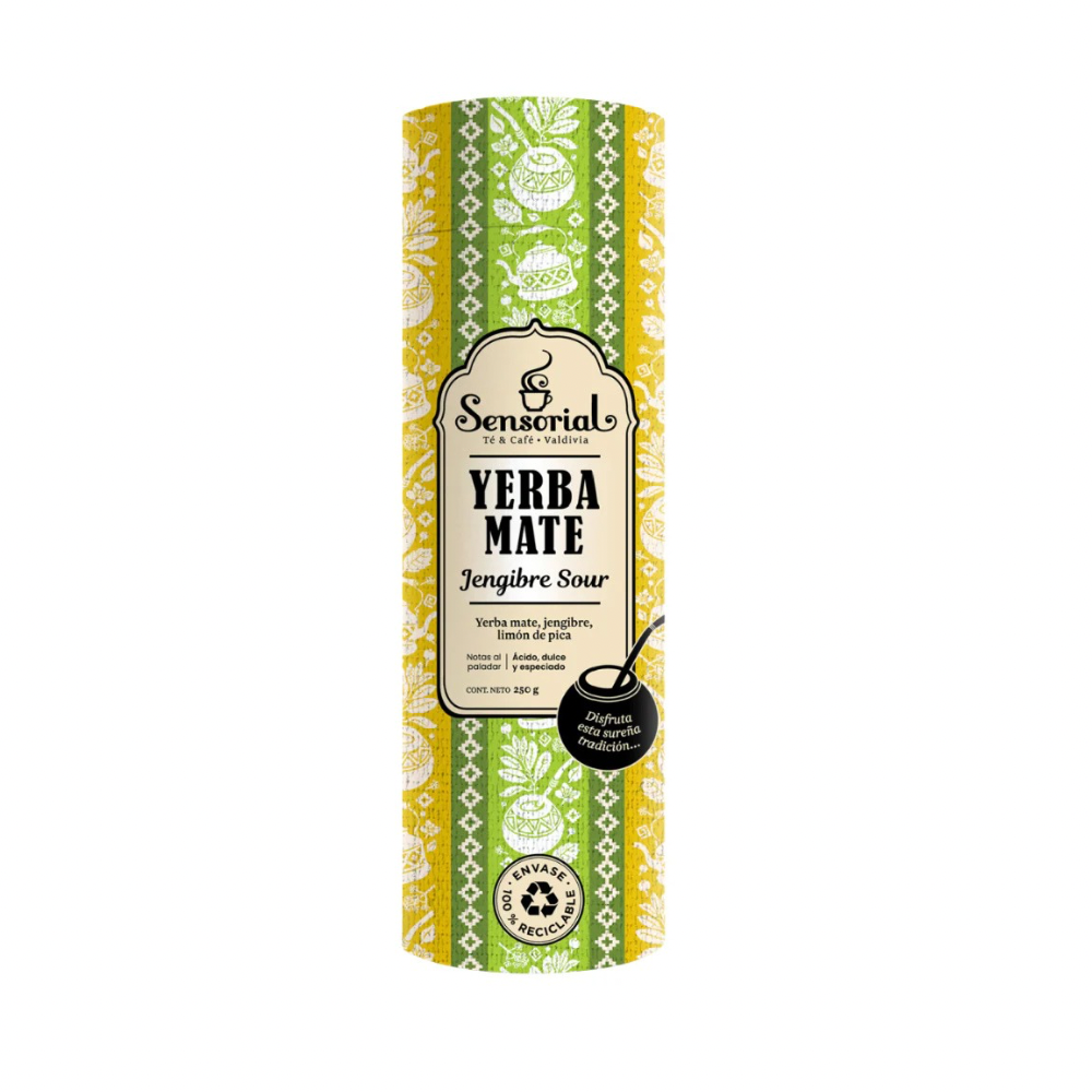 YERBA MATE JENGIBRE SOUR 250GR SENSORIAL