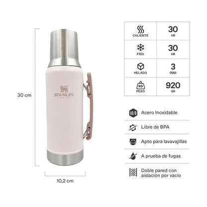 TERMO SYSTEM CLASSIC 1.2L ROSE QUARTZ STANLEY