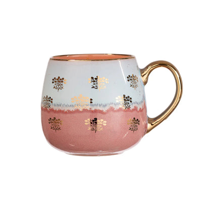 TAZA CERÁMICA ROSADA BOUQUET 425ML ADAGIO