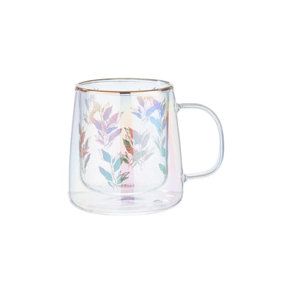 TAZA DOBLE VIDRIO COLOR LEAVES 250ML ADAGIO