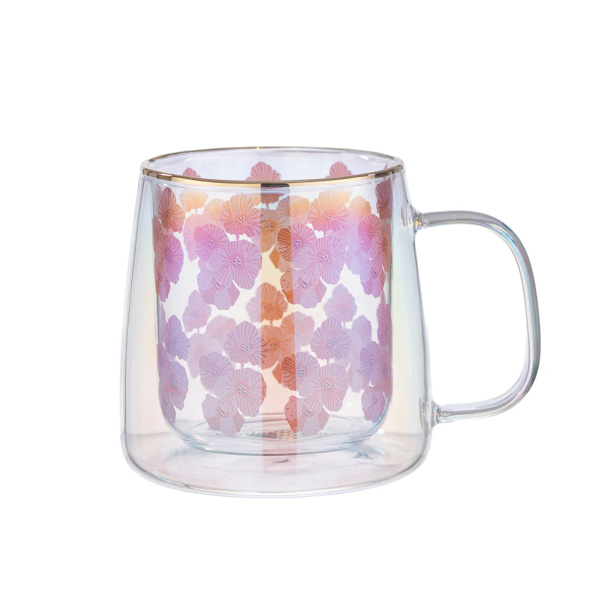 TAZA DOBLE VIDRIO LILAC BLOOM 400ML ADAGIO