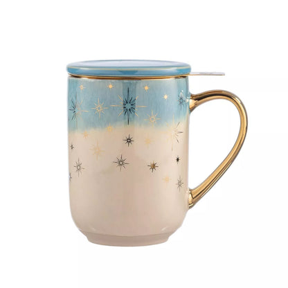 MUG BHORO CERÁMICA TURQUESA 425ML ADAGIO