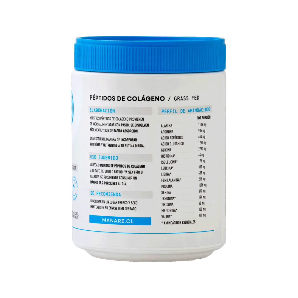 PEPTIDOS DE COLAGENO HIDROLIZADO 250GR MANARE