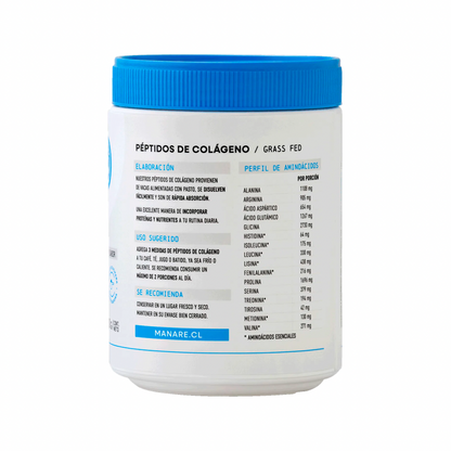 PEPTIDOS DE COLAGENO HIDROLIZADO 250GR MANARE