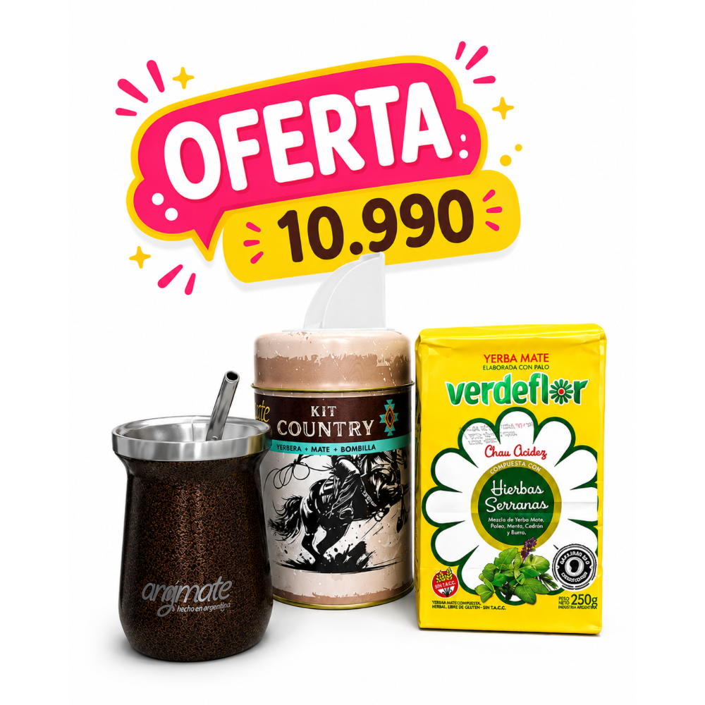 PACK YERBATERO COUNTRY + VERDEFLOR 250GR