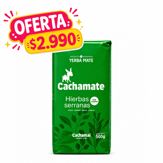 YERBAMATE CACHAMATE HIERBAS SERRANA 500GR