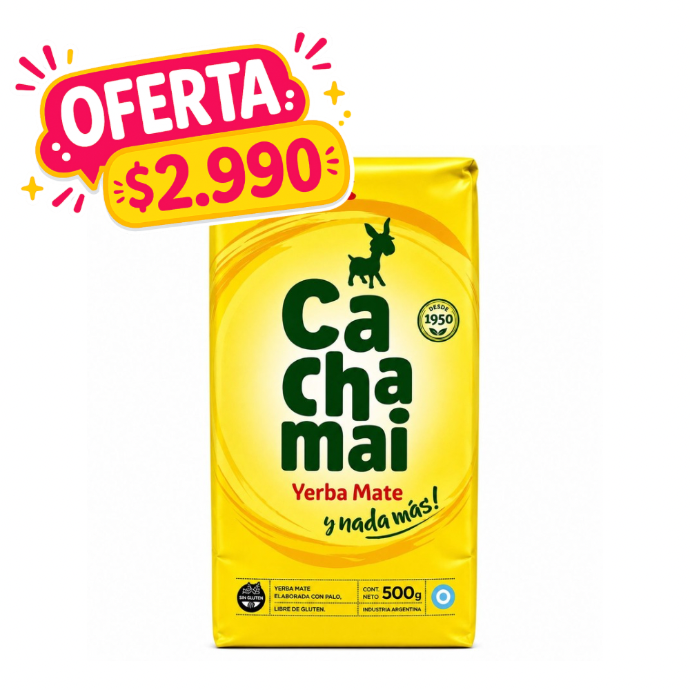 YERBAMATE CACHAMAI TRADICIONAL 500GR