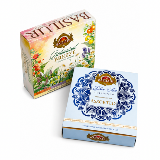CAJA BOTANICAL BREEZE 40 UND + CAJA BLUE TEA 40 UND BASILUR