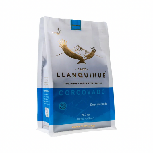 CAFE MOLIDO CORCOVADO DESCAFEINADO LLANQUIHUE 340GR