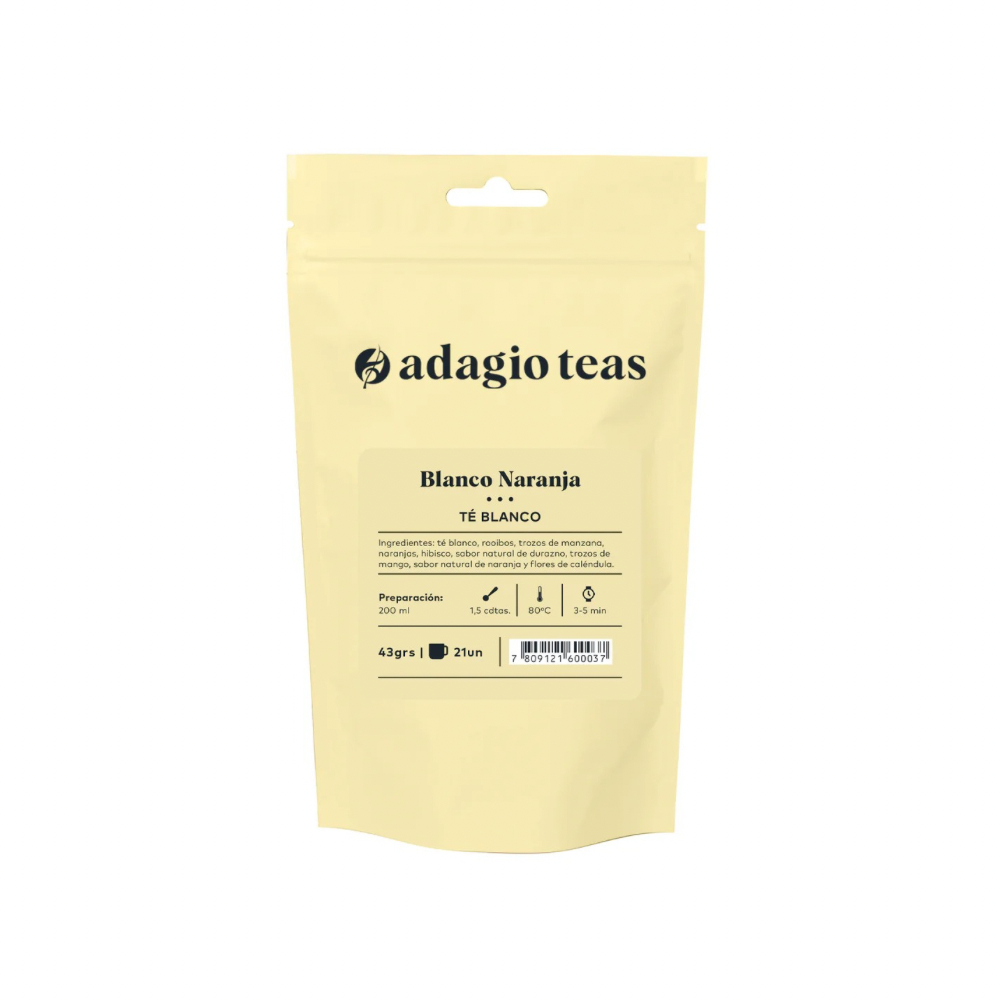 TE BLANCO NARANJA DOYPACK ADAGIO