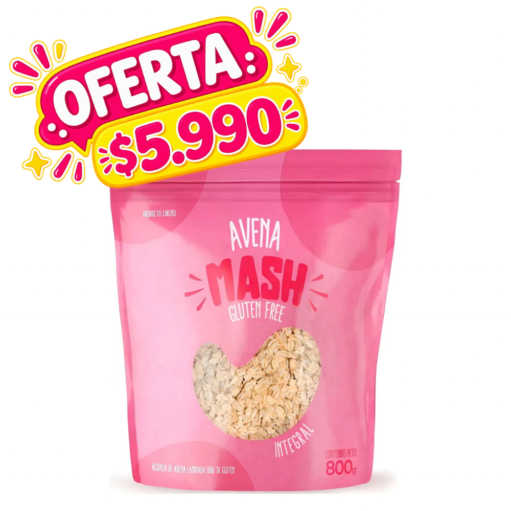 AVENA INTEGRAL SIN GLUTEN 800GR MASH