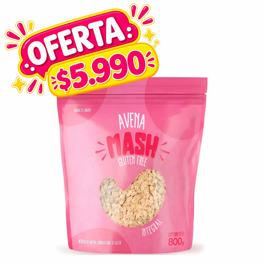 AVENA INTEGRAL SIN GLUTEN 800GR MASH